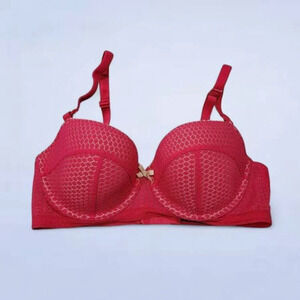 Elle Macpherson Intimates Red Lace Bra with Moulded Cups - Size 34D‎